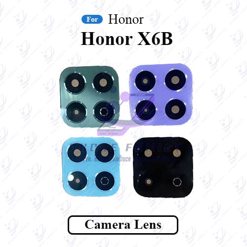Huawei Honor X6B Rear Camera Glass Lens Replacement | Not a Protector — Original Position Glass | Black / Blue / Green / Purple | All Colors Available | Exact Fit