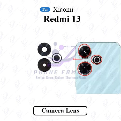 For Xiaomi Redmi 13 Camera Main Glass Lens  Replacement Part