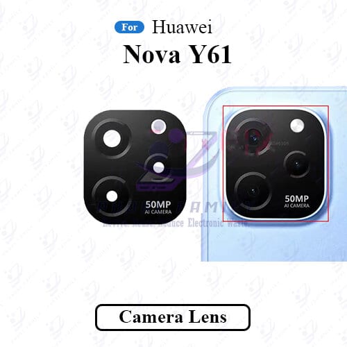 For Huawei Nova Y61 Camera Main Glass Lens  Replacement Part
