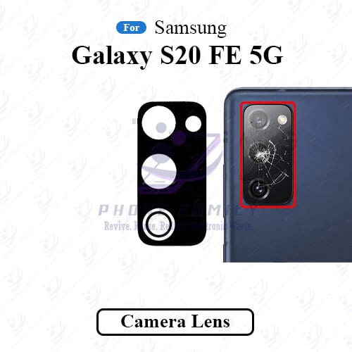 For Samsung Galaxy S20 FE 5G Camera Main Glass Lens  Replacement Part