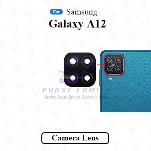 For Samsung Galaxy A12 Camera Main Glass Lens  Replacement Part