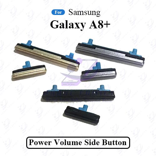 Compatible with Samsung Galaxy A8+ (2018) External Side Buttons Power On Off + Volume Control Button Outside Side Keys