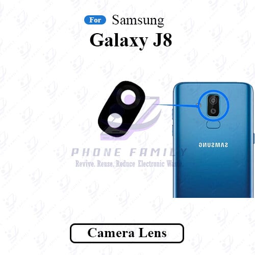 For Samsung Galaxy J8 Camera Main Glass Lens  Replacement Part