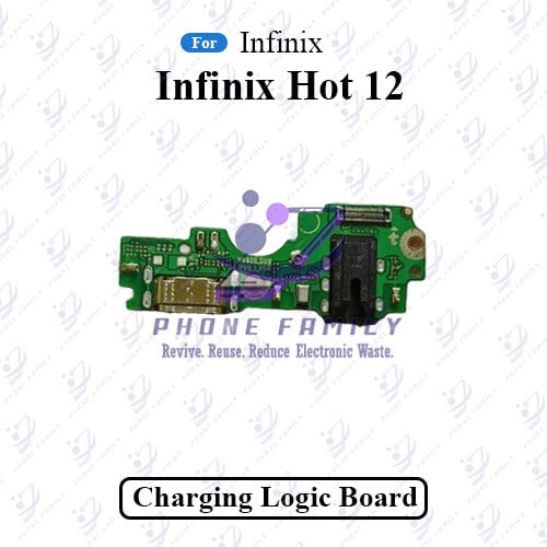 Charging Logic Board For Infinix Hot 12 Charging Port USB Plug PCB Dock Connector Spare parts