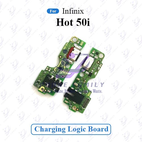 Charging Logic Board For Infinix Hot 50i Charging Port USB Plug PCB Dock Connector Spare parts
