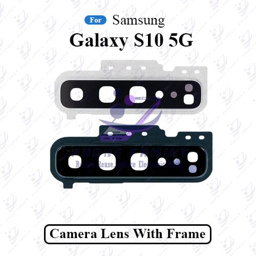 For Samsung Galaxy S10 5G Camera Main Glass Lens With Frame Replacement Part