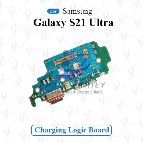 Charging Logic Board For Samsung Galaxy S21 Ultra Charging Port USB Plug PCB Dock Connector Spare parts