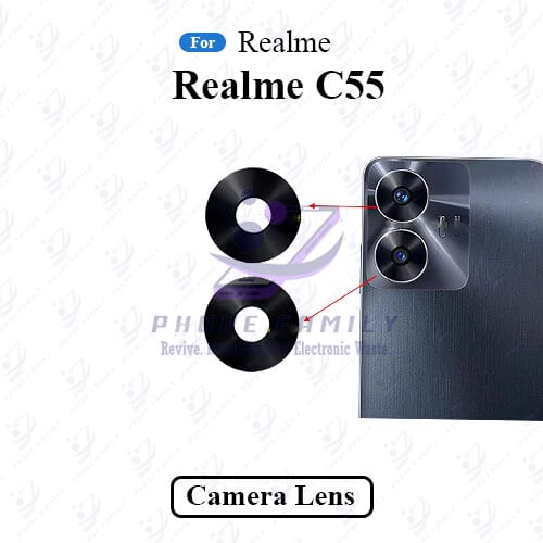 For Realme C55 Camera Main Glass Lens  Replacement Part