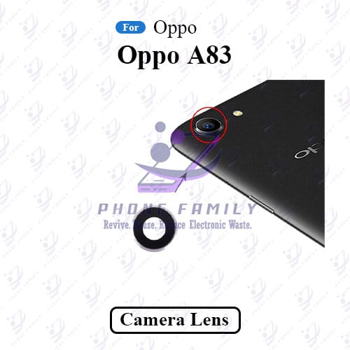 For Oppo A83 Camera Main Glass Lens  Replacement Part (Not Tempered Camera Glass Protector)