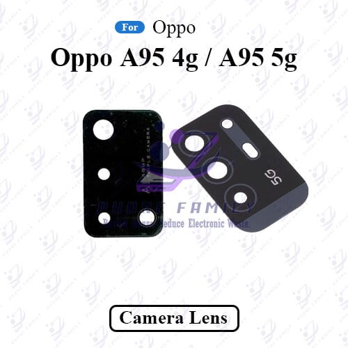 For Oppo A95-4G  A95-5G Camera Main Glass Lens  Replacement Part (Not Tempered Camera Glass Protector)