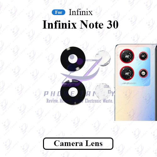 For Infinix Note 30 4G X6716B X6833B Camera Main Glass Lens  Replacement Part (Not Tempered Camera Glass Protector)
