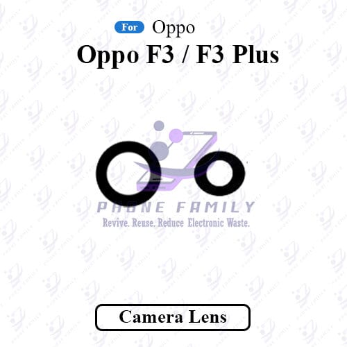 For Oppo F3 / F3 Plus Camera Main Glass Lens  Replacement Part (Not Tempered Camera Glass Protector)