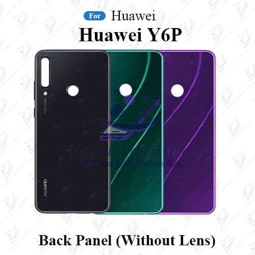 For Huawei Y6P 2020 Back Panel/Backshell/ Casing + Side Button + Lens With Logo-All Colors Available