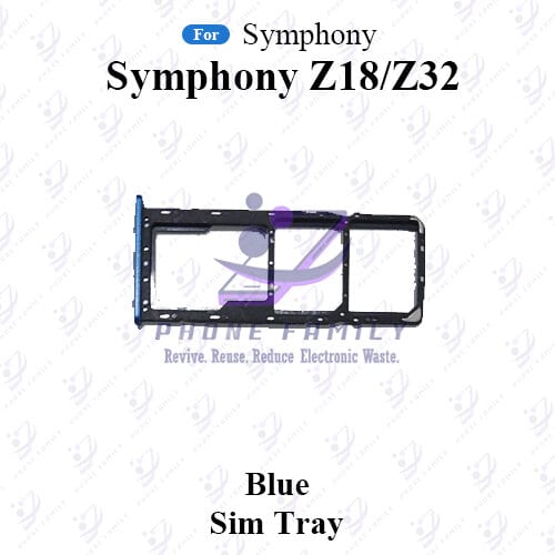 For Symphony Z18/Z32 Sim Slot /SD Card Tray /Holder Card compatible