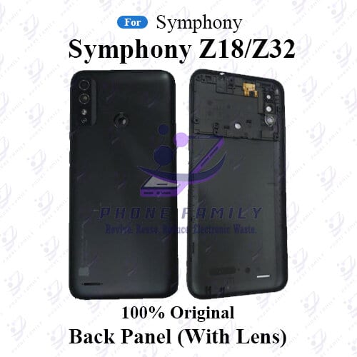 For Symphony Z18/Z32 Original Quality Back Panel/Backshell/ Casing + Camera Lens + Side Button  With Logo-All Colors Available