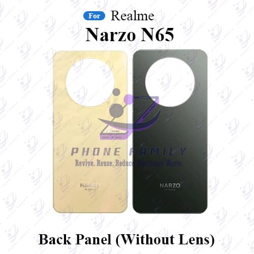 For Realme Narzo N65 Back Panel/Backshell/ Casing With Logo-All Colors Available