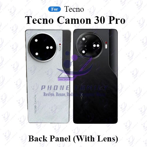 For Tecno Camon 30 Pro Back Panel/Backshell/ Casing + Camera Lens With Logo-All Colors Available