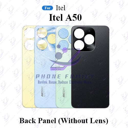 For Itel A50 Back Panel/Backshell/ Casing With Logo-All Colors Available