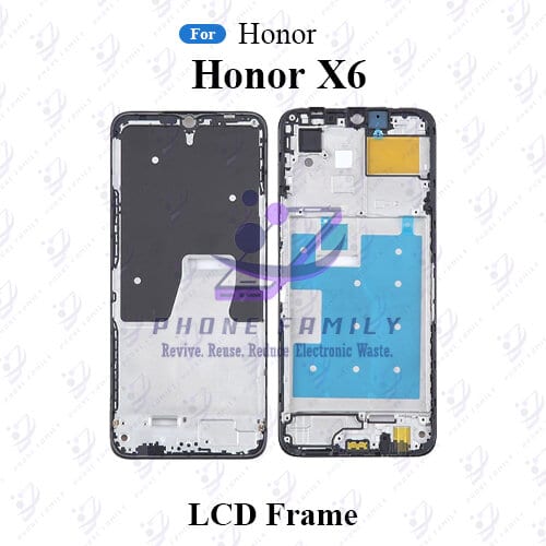 For Honor X6 Only Front LCD Frame Middle Chassis Housing