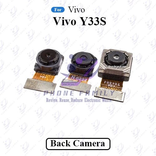 Rear Camera For Vivo Y33S Back View Main Big Backside Camera Module Flex Cable Replacement Repair Spare Parts