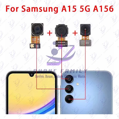 Rear Camera For Samsung Galaxy A15 5G Back View Main Big Backside Camera Module Flex Cable Replacement Repair Spare Parts