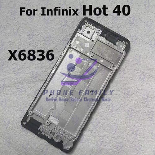 For Infinix Hot 40/40i Front LCD Frame Middle Chassis Housing