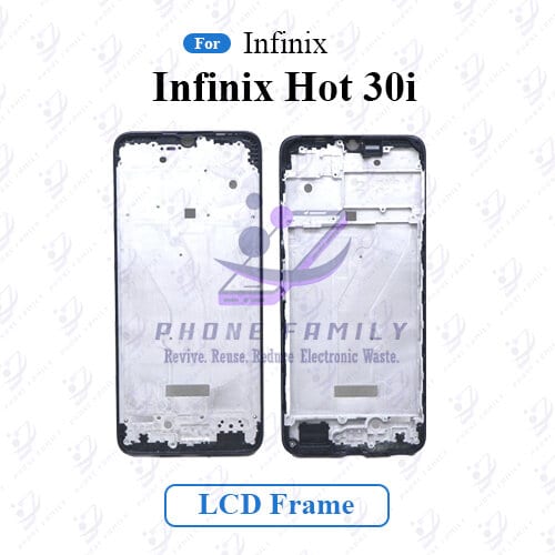 For Infinix Hot 30i Front LCD Frame Middle Chassis Housing