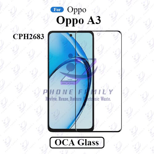 For Oppo A3 CPH2683 LCD Display Touch Screen Front Glass Lens + Lamination OCA