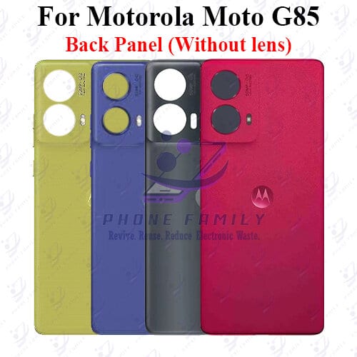For Motorola Moto G85 Back Panel/Backshell/ Casing   With Logo-All Colors Available