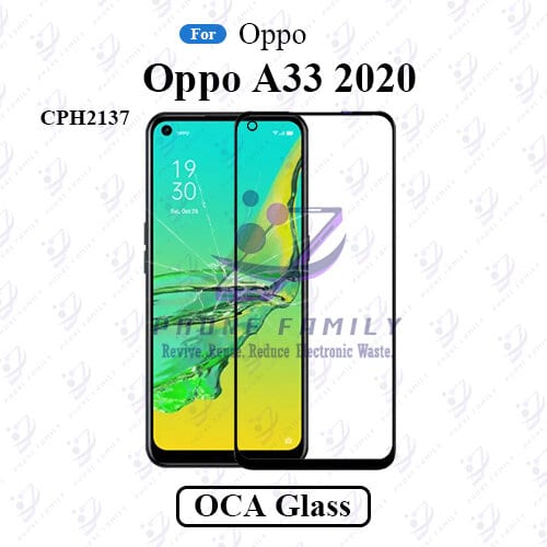 For Oppo A33 2020 CPH2137 LCD Display Touch Screen Front Glass Lens + Lamination OCA