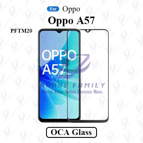 For Oppo A57 PFTM20 LCD Display Touch Screen Front Glass Lens + Lamination OCA