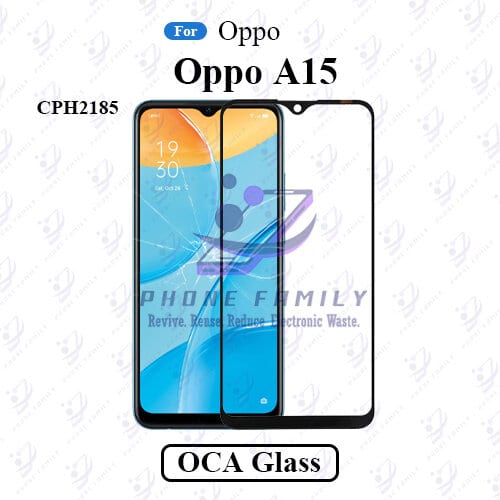 For Oppo A15 CPH2185 LCD Display Touch Screen Front Glass Lens + Lamination OCA