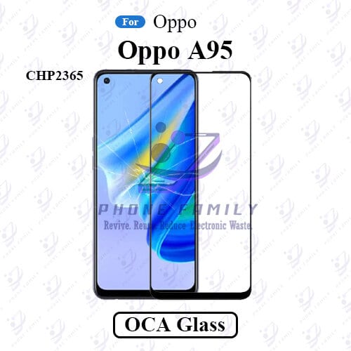 For Oppo A95 CHP2365 LCD Display Touch Screen Front Glass Lens + Lamination OCA