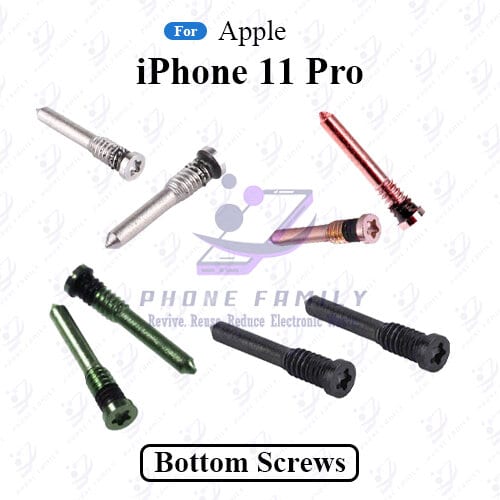 For Apple iPhone 11 Pro New Bottom Screw Pentalobe Dock Connector Screw Replacemnt Parts