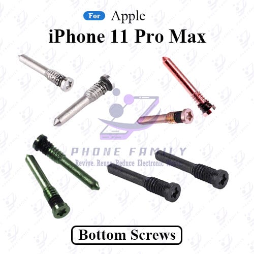 For Apple iPhone 11 Pro Max New Bottom Screw Pentalobe Dock Connector Screw Replacemnt Parts