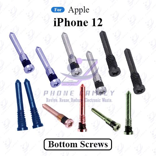 For Apple iPhone 12 New Bottom Screw Pentalobe Dock Connector Screw Replacemnt Parts