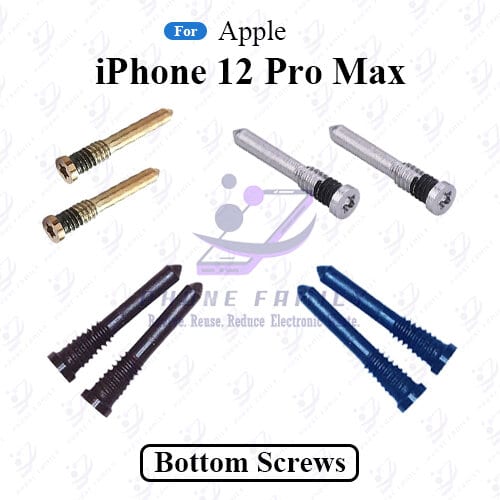 For Apple iPhone 12 Pro Max New Bottom Screw Pentalobe Dock Connector Screw Replacemnt Parts