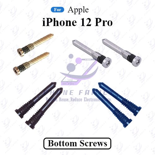 For Apple iPhone 12 Pro New Bottom Screw Pentalobe Dock Connector Screw Replacemnt Parts
