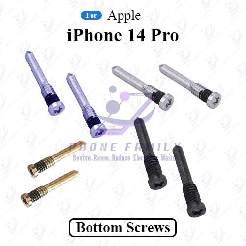 For Apple iPhone 14 Pro New Bottom Screw Pentalobe Dock Connector Screw Replacemnt Parts