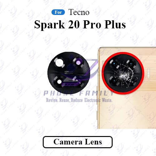For Tecno Spark 20 Pro Plus Camera Main Glass Lens  Replacement Part