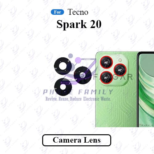 For Tecno Spark 20 Camera Main Glass Lens  Replacement Part