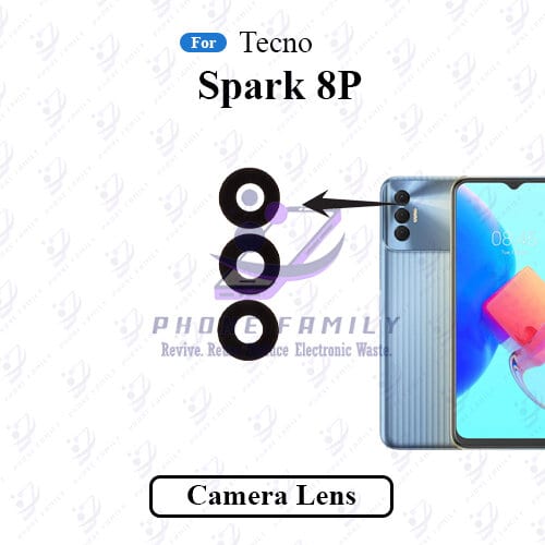 For Tecno Spark 8P Camera Main Glass Lens  Replacement Part