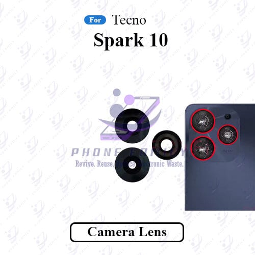 For Tecno Spark 10 Camera Main Glass Lens  Replacement Part