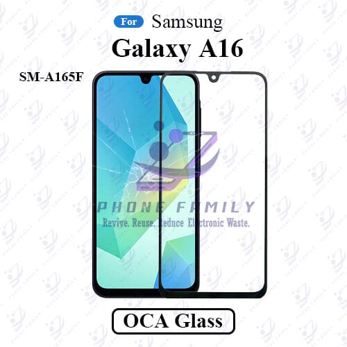 For Samsung Galaxy A16 SM-A165F LCD Display Touch Screen Front Glass Lens + Lamination OCA