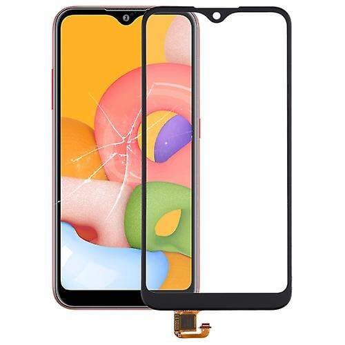 For Samsung Galaxy A01 SM-A015F LCD Display Touch Screen Front Glass Lens + Lamination OCA , Not Tempered Glass Protector