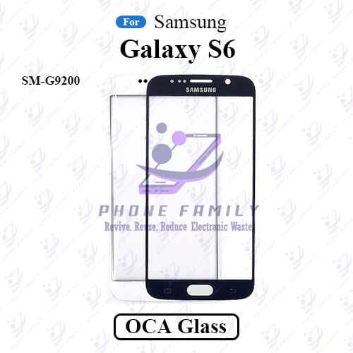 For Samsung Galaxy S6 SM-G9200 LCD Display Touch Screen Front Glass Lens + Lamination OCA , Not Tempered Glass Protector