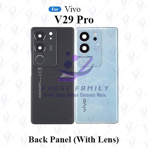 For Vivo V29 Pro Back Panel/Backshell/ Casing +Camera Lens With Logo-All Colors Available