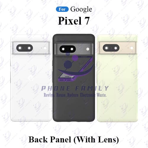 For Google Pixel 7 Back Panel/Backshell/ Casing + Camera Lens  With Logo-All Colors Available