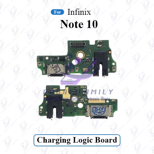 Charging Logic Board For Infinix Note 10 Charging Port USB Plug PCB Dock Connector Spare parts