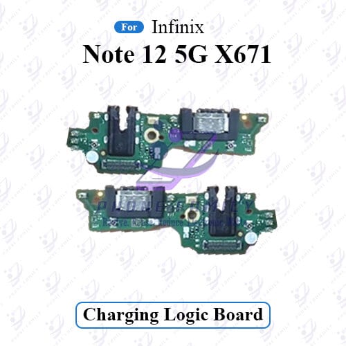 Charging Logic Board For Infinix Note 12 5G Charging Port USB Plug PCB Dock Connector Spare parts